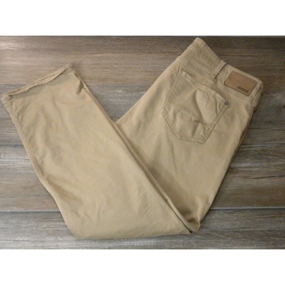 Mavi Other - Mavi Jeans Mens 40x32 British Khaki Matt Relaxed Straight Twill Minimalist Work